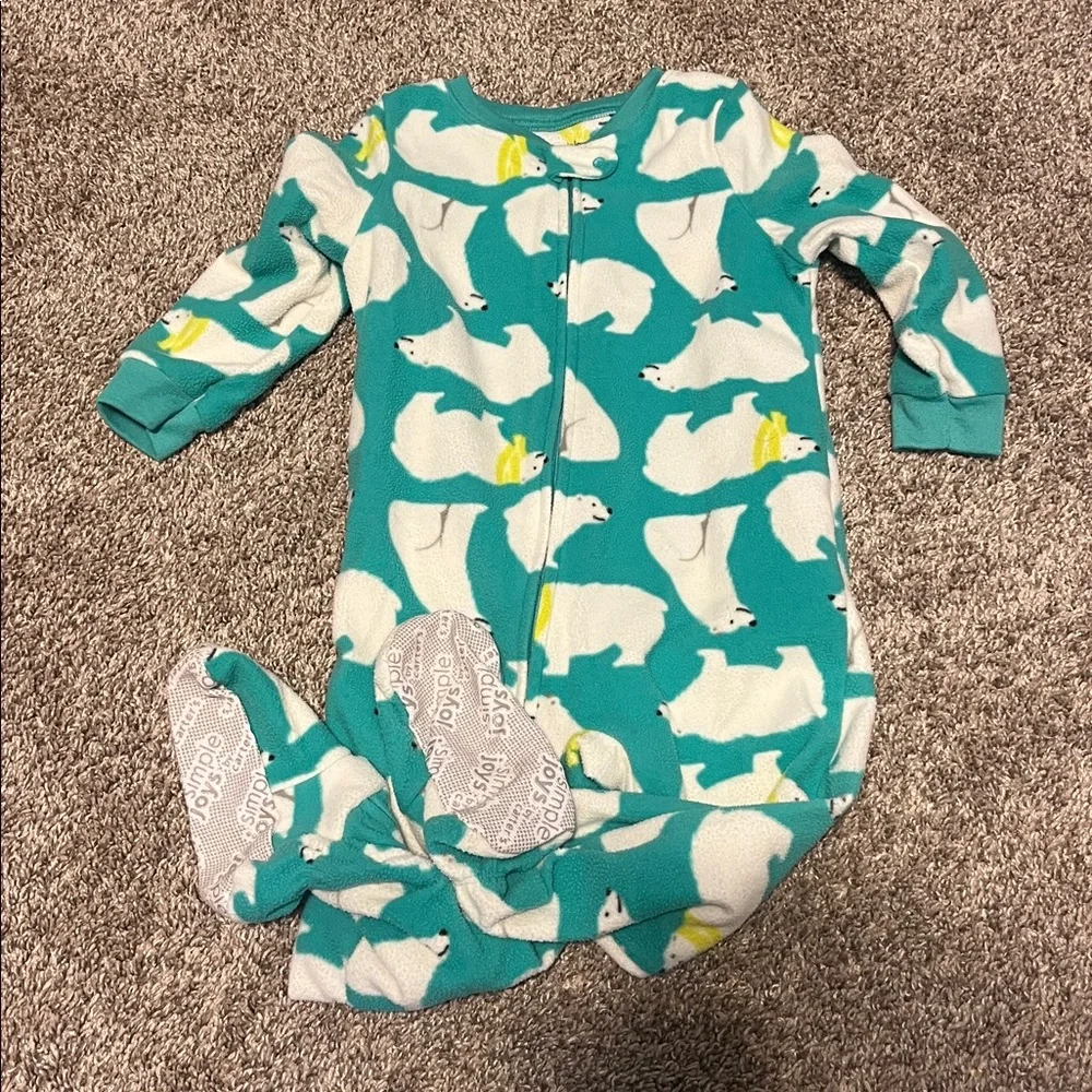 Carters 24M‎ Fleece Zipper Sleeper Pajamas